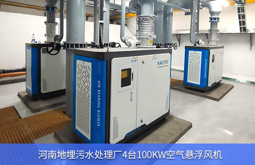 河南地埋汙水處理廠4台100kw