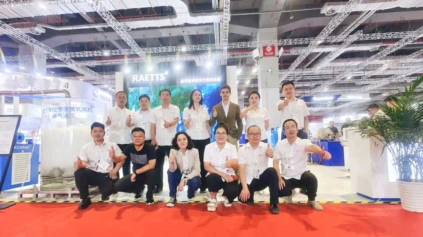 hth网页版在线登录入口亮相上海世環會：成為上海國際水展風機節能風向標！