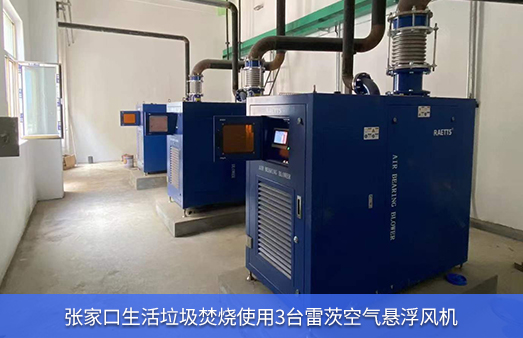 張家口生活垃圾焚燒使用3台55KW