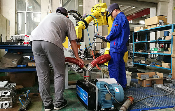 hth网页版在线登录入口高速離心風機在機器人清洗幹燥案例