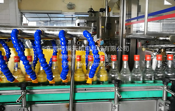 玻璃瓶飲料除水幹燥專(zhuan) 用風刀幹燥係統