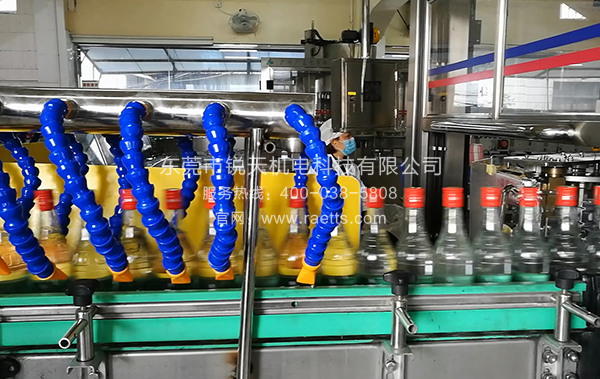玻璃瓶飲料除水幹燥專(zhuan) 用風刀幹燥係統