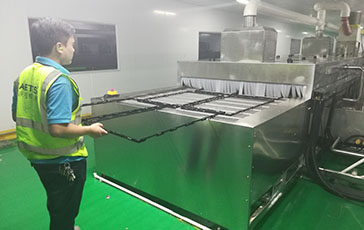 hth网页版在线登录入口風機為客戶的朋友解決電視機膠框吹幹案例