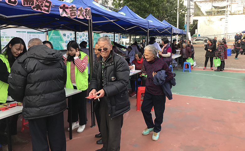 銳天參與(yu) 上屯第五屆老人節活動